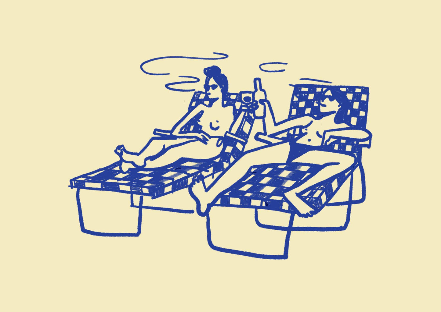 Swim Club Minimal Art Print: Large
