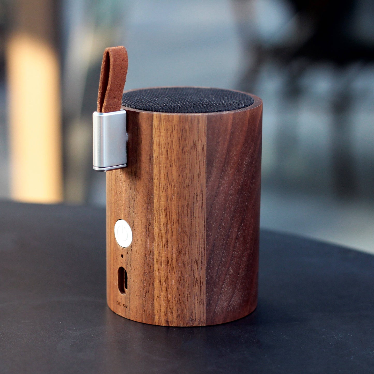Drum Light Bluetooth Speaker: Beech