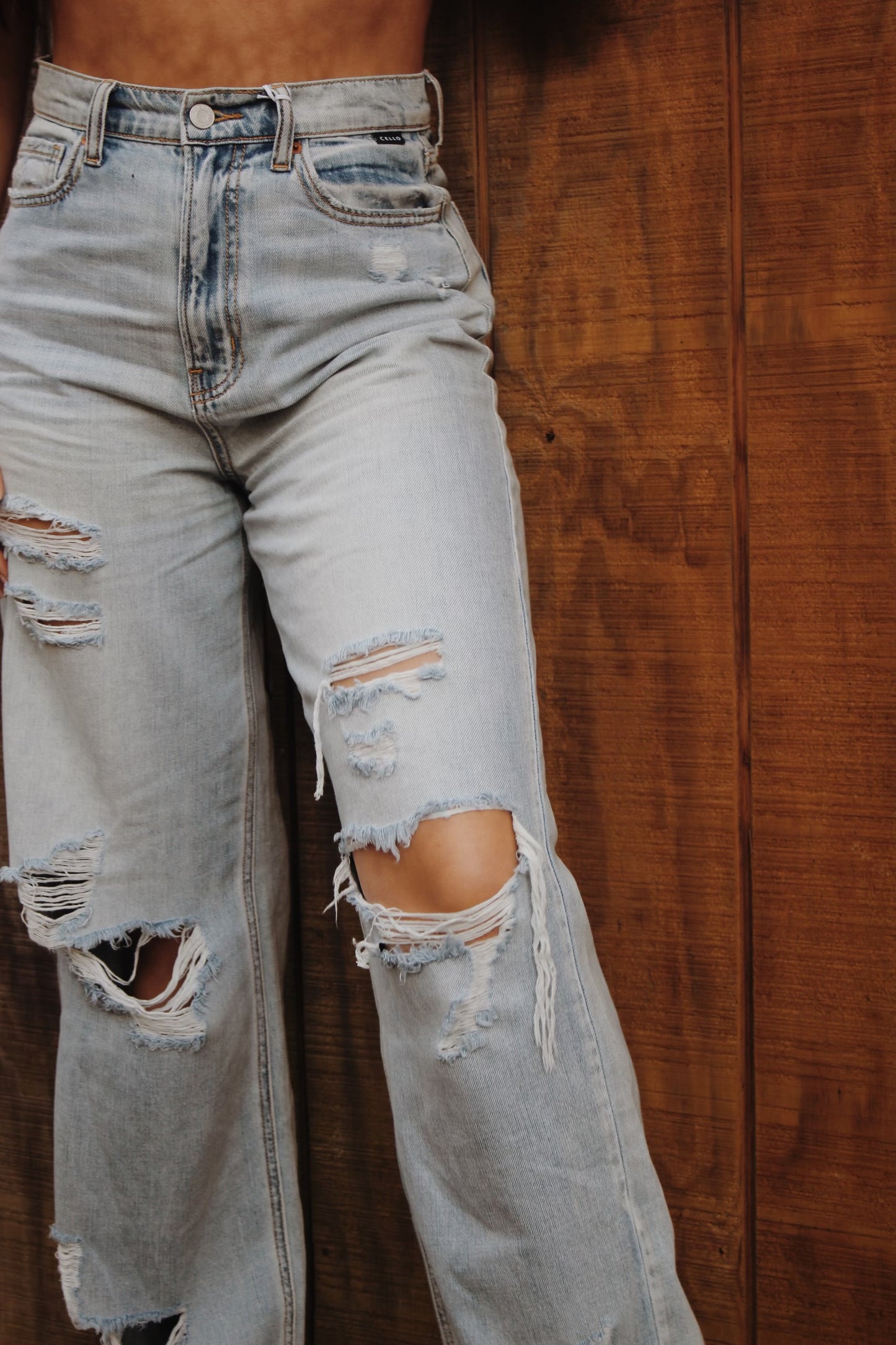 Cello Light Wash Denim