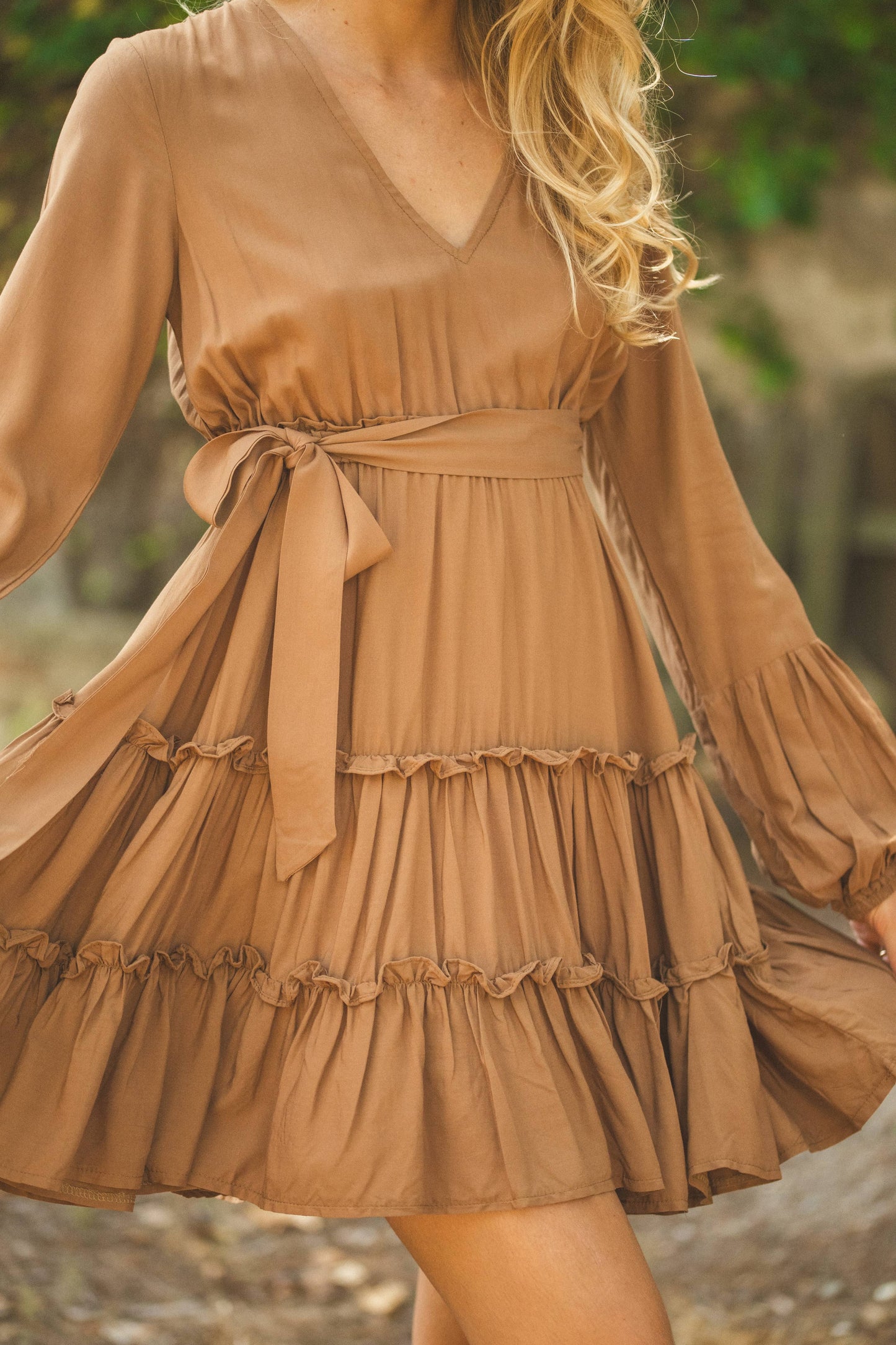 MOCHA VERITY MINI DRESS