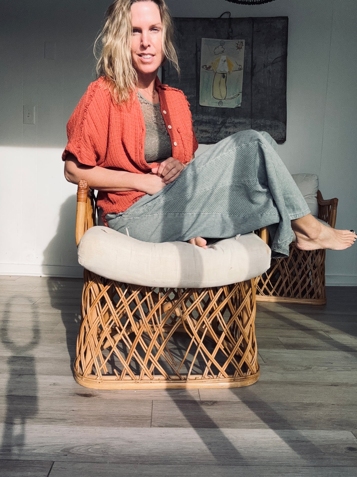 Vintage button down comfort