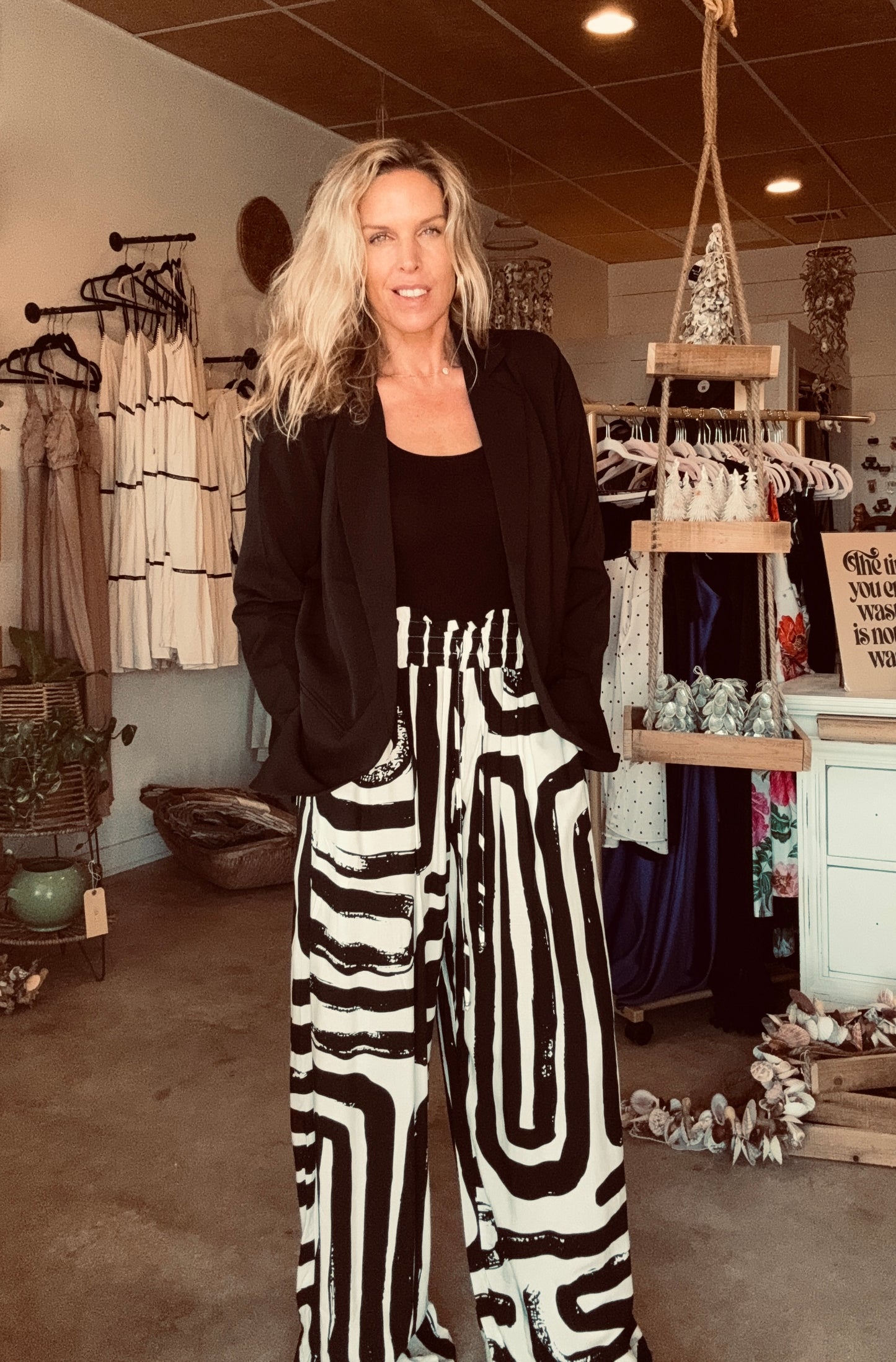 Bella Black Blazer