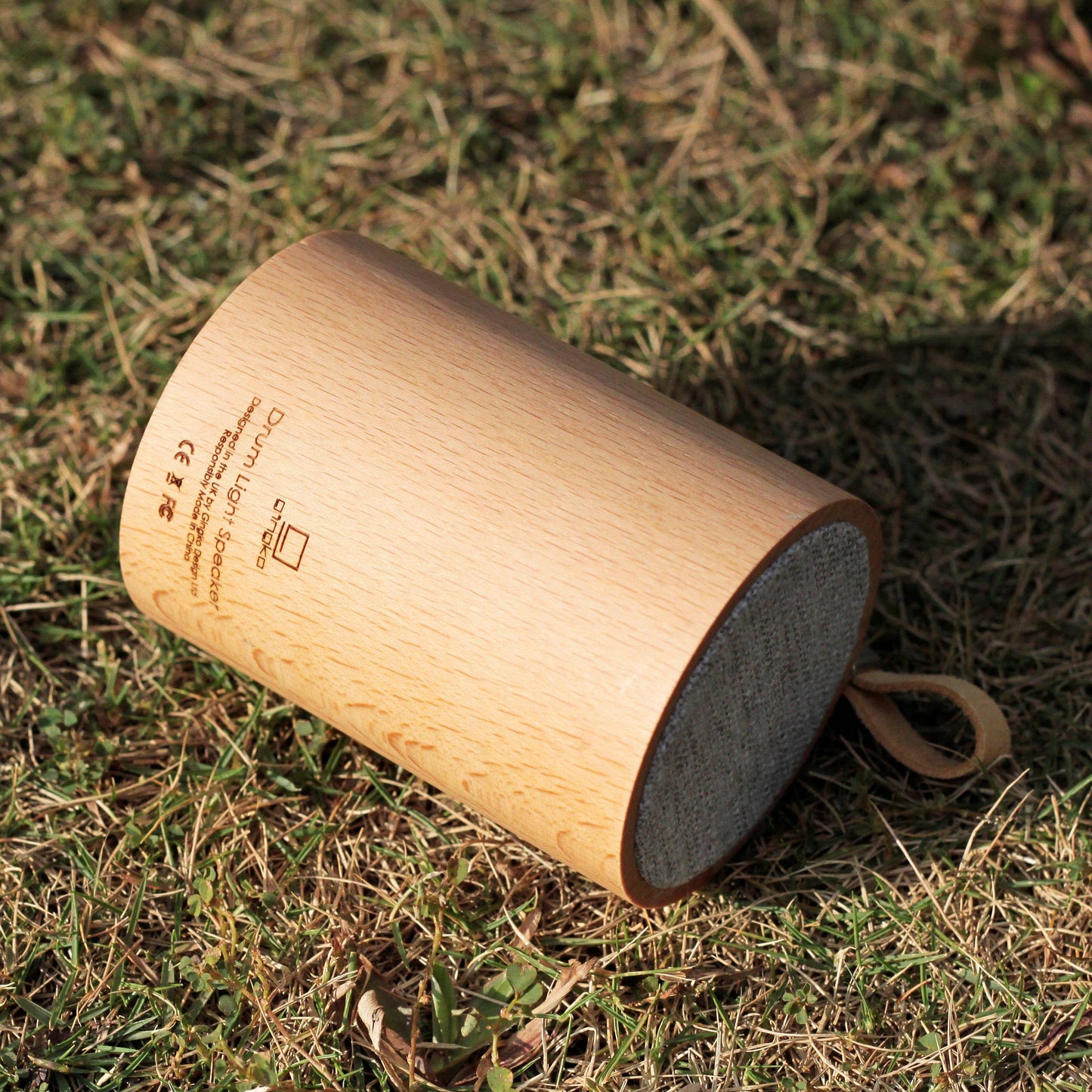 Drum Light Bluetooth Speaker: Beech
