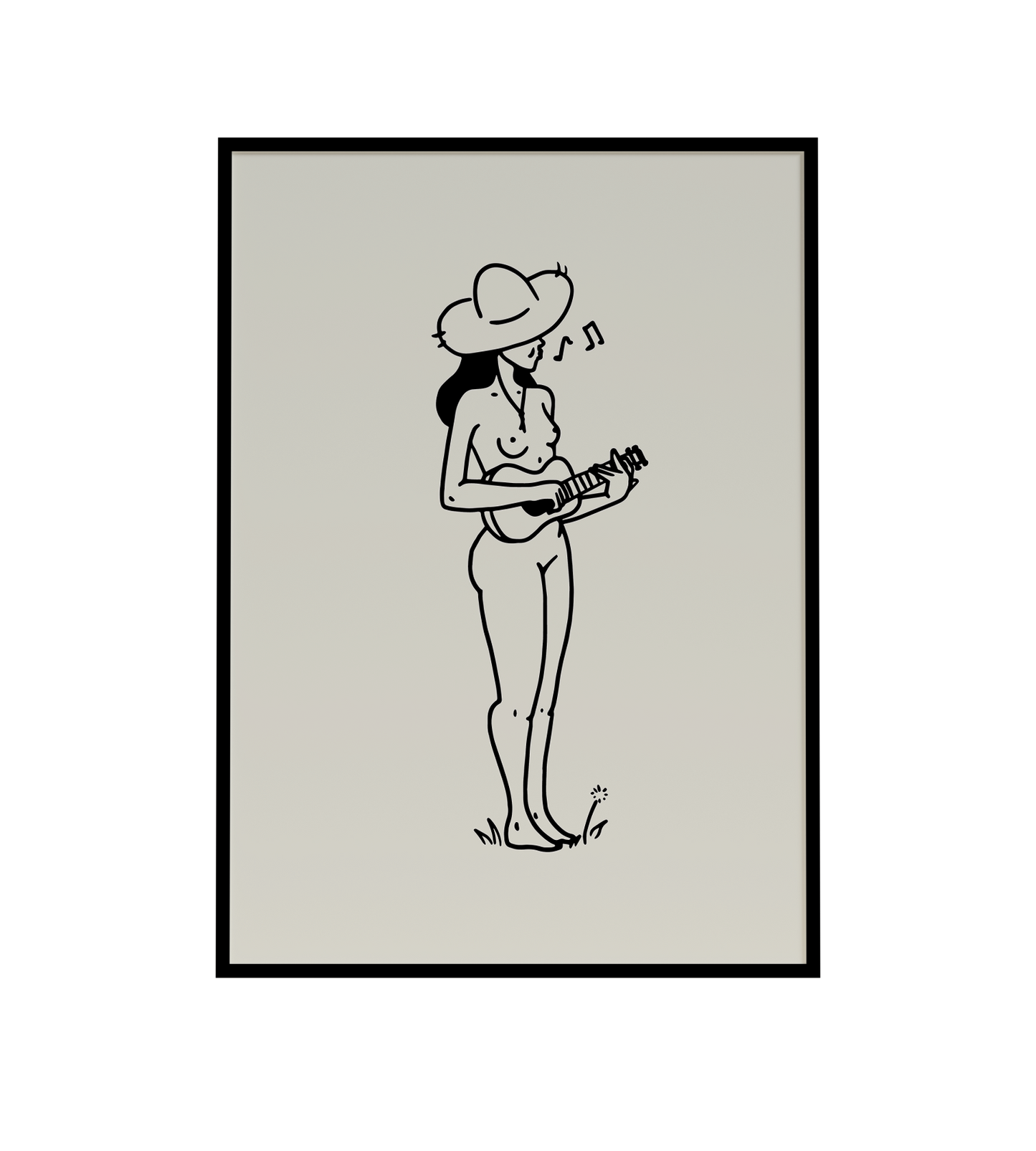 Music Lover Minimal Art Print: Large
