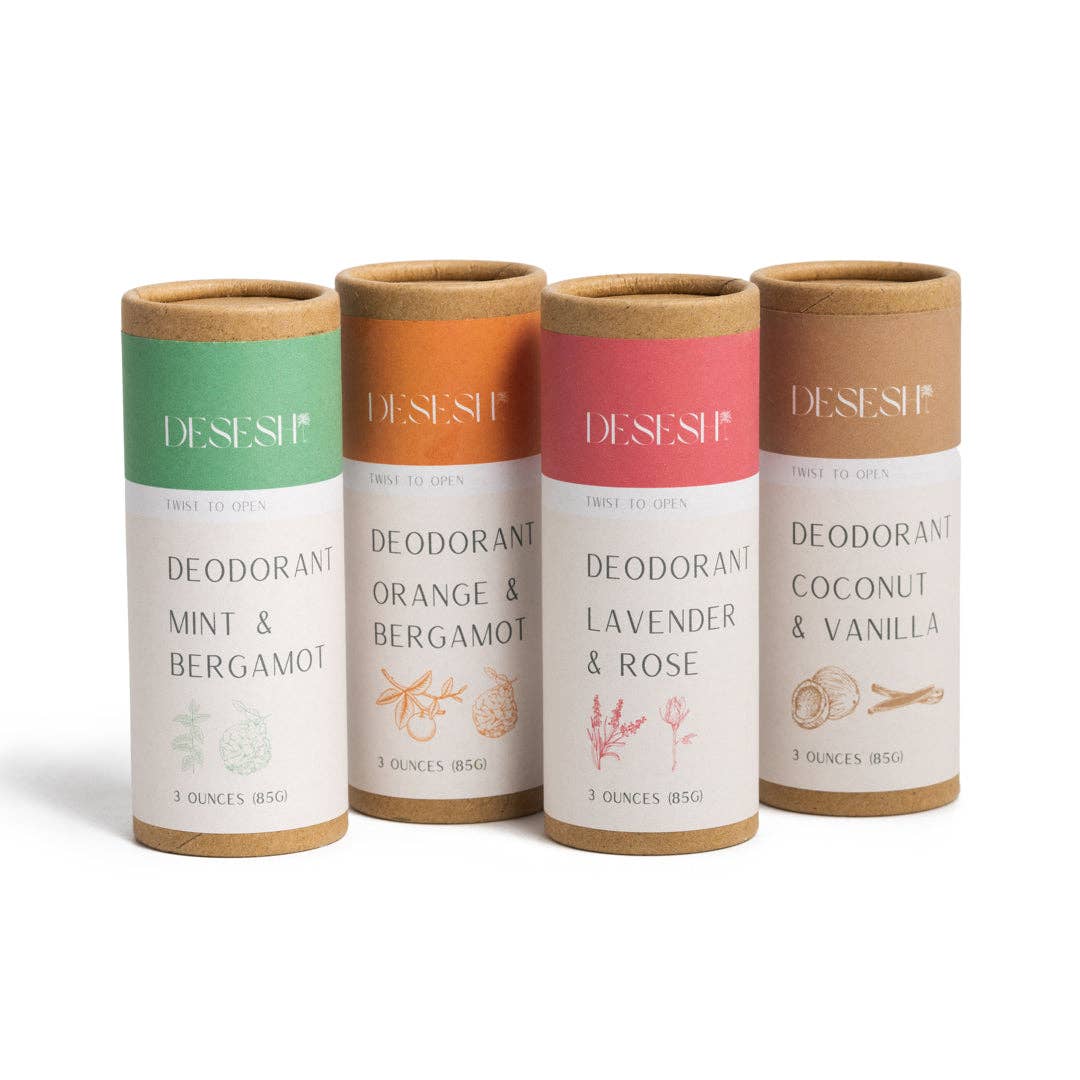 Natural Deodorant (Aluminum Free, With Essential Oils): Mint & Bergamot