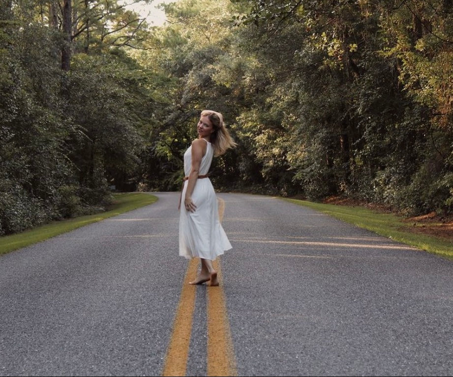 White button down dress
