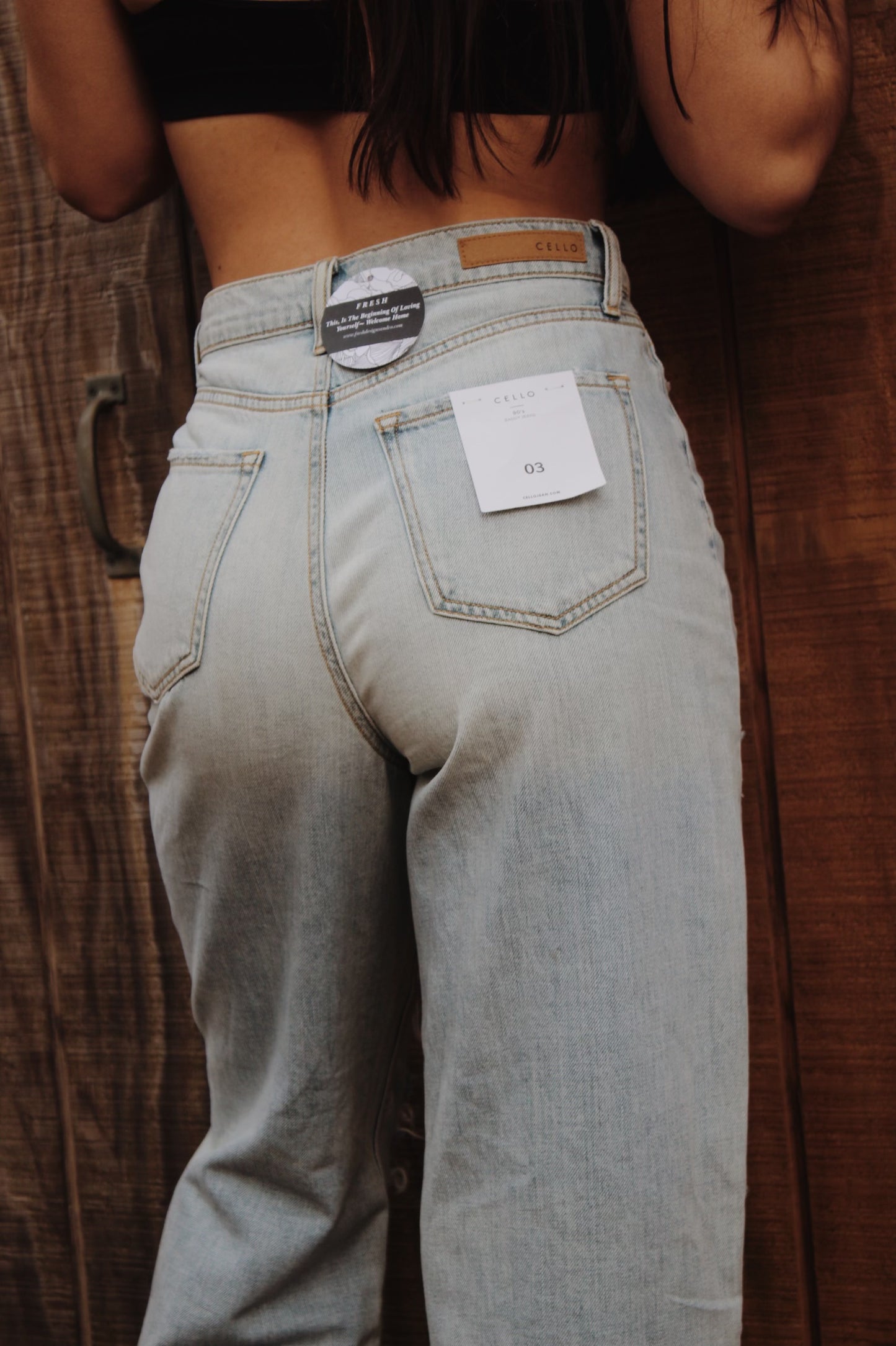 Cello Light Wash Denim