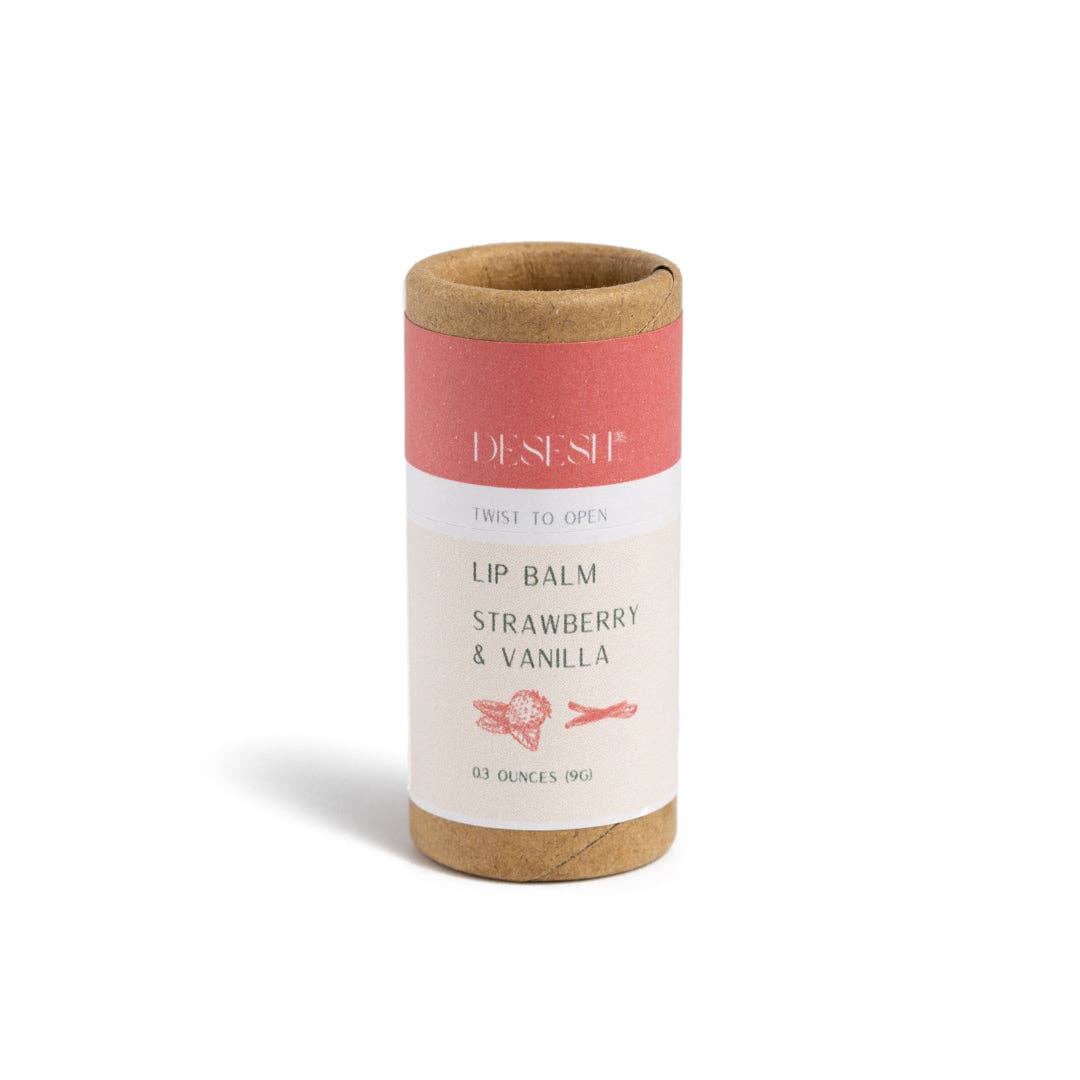 Natural Lip Balm (No Artificial Fragrances or Colors): Mint & Eucalyptus