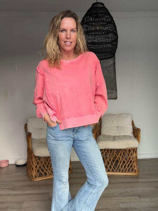 Just a bit of color sweatshirt