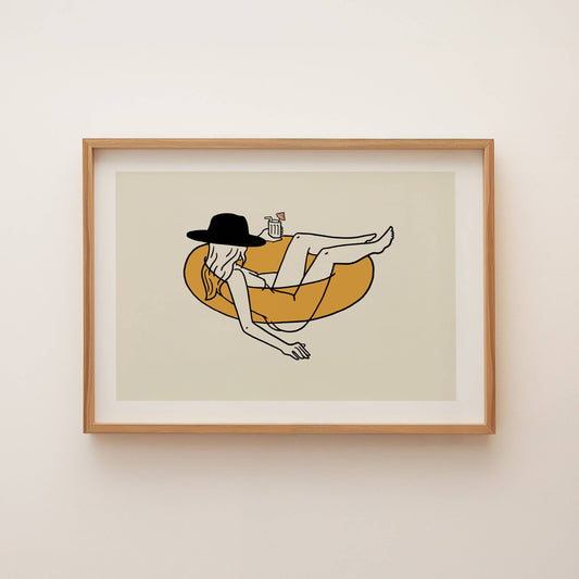 Cowgirl Float Away