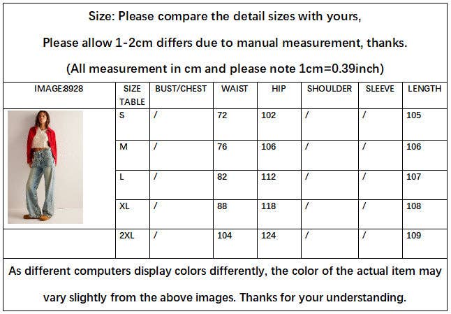 Washed Street Straight Leg Jeans DP25A478: Light Blue / M