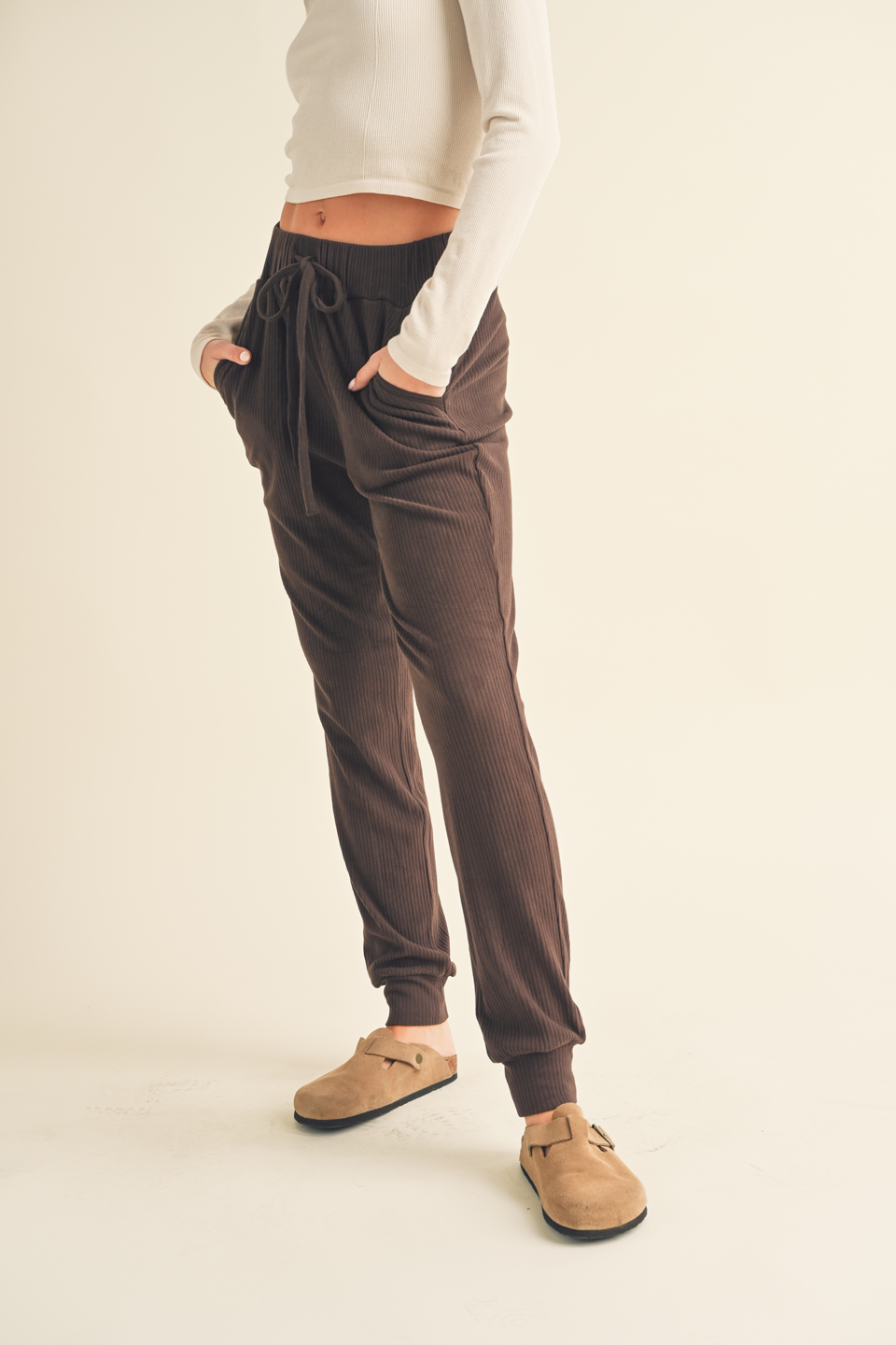 Dark Chocolate Soft Brushed Sweats