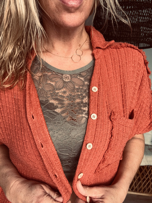 Vintage button down comfort