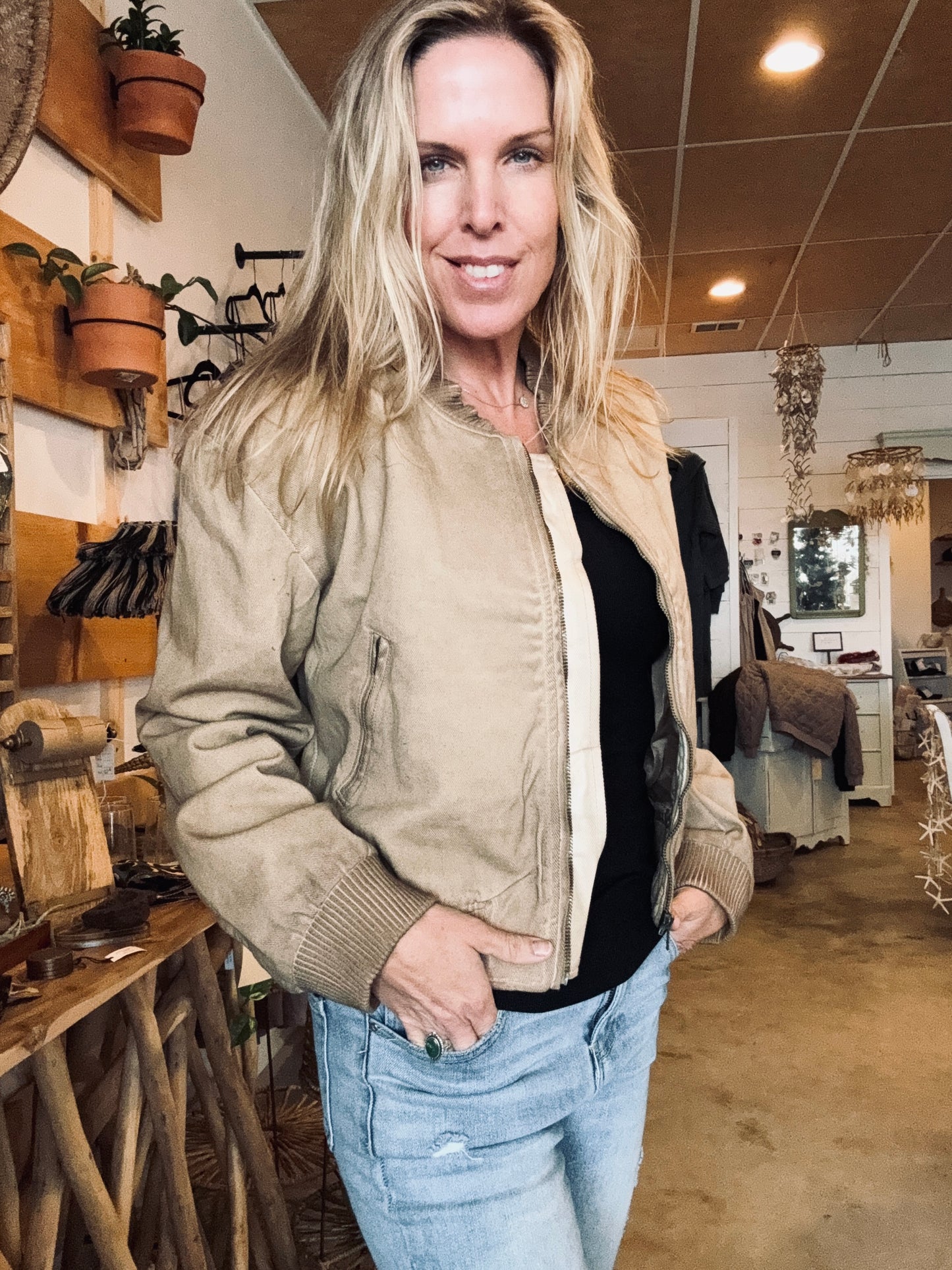 Cameran heart zip up