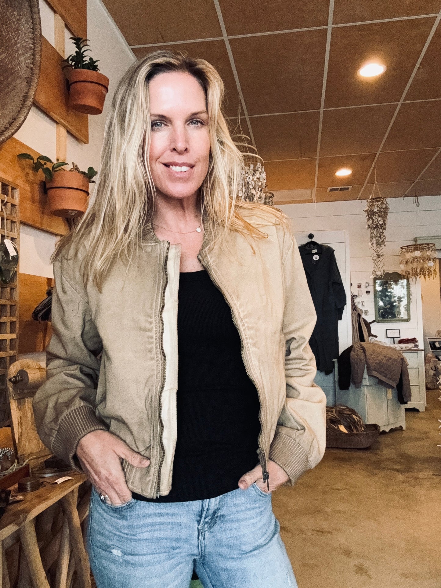 Cameran heart zip up