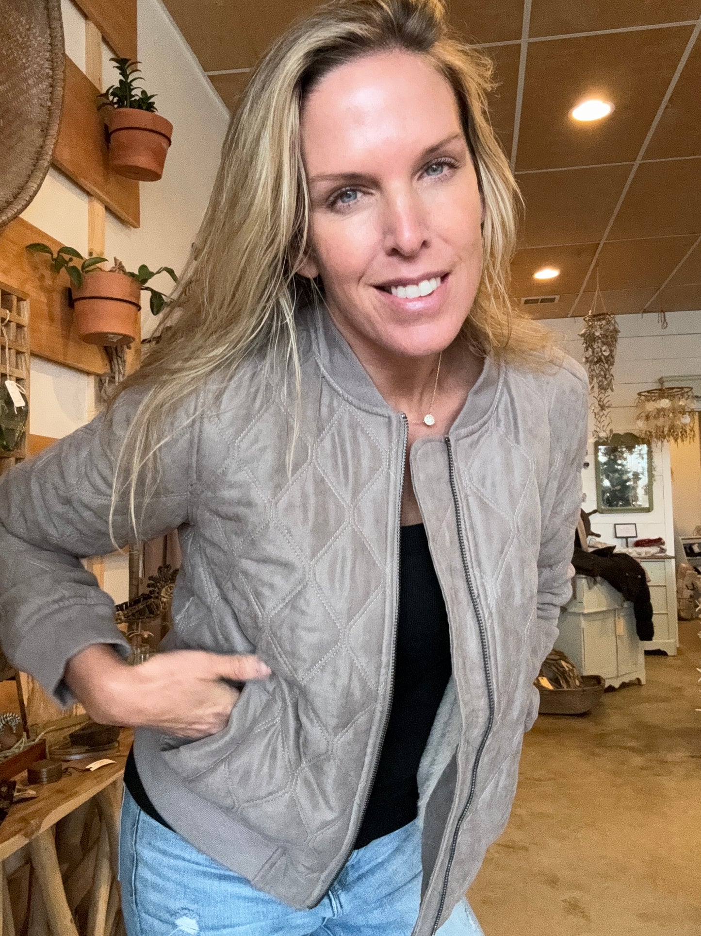 Zip Down Comfy Coat