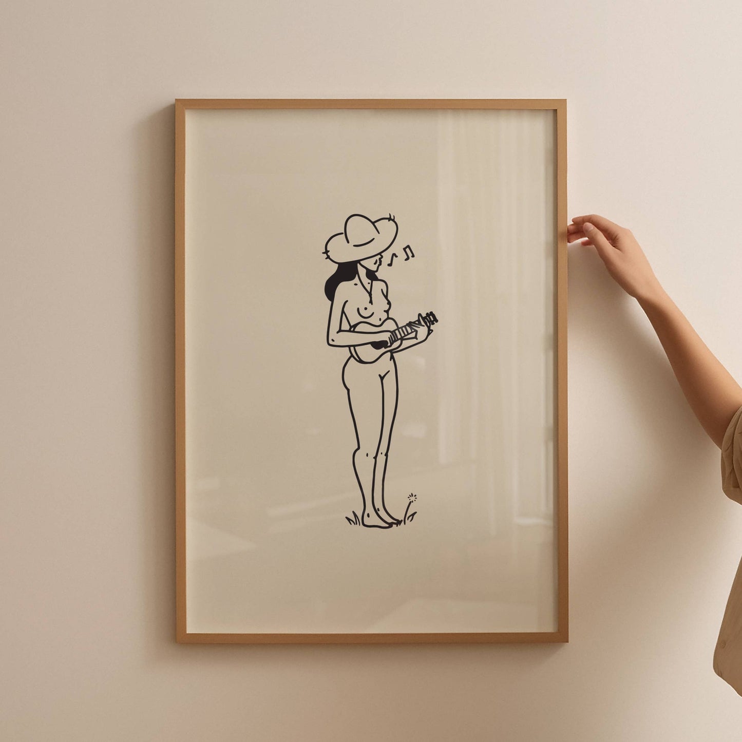Music Lover Minimal Art Print: Large