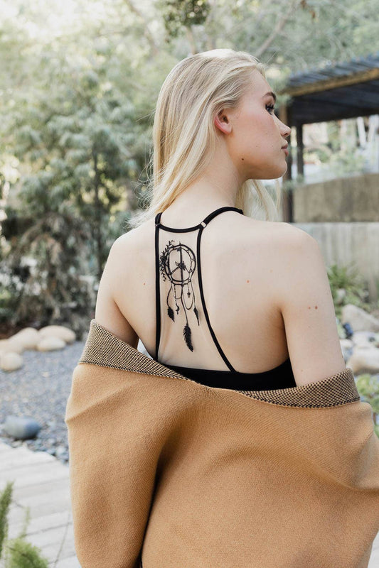 Artistic Dreamcatcher Tattoo Brami - Leto Original 🪶: Black
