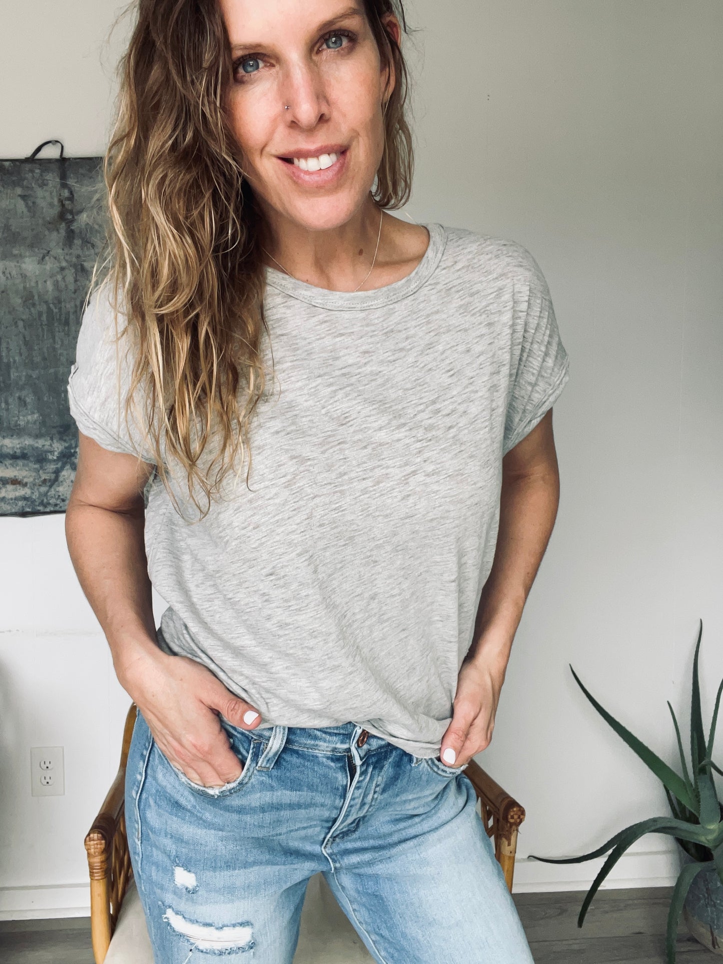 Heather Grays Comfy Tee