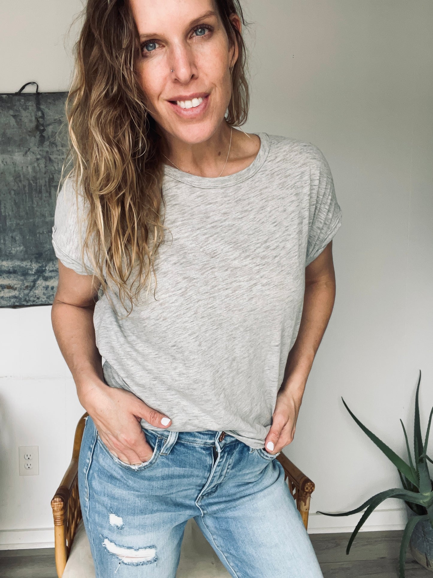 Heather Grays Comfy Tee